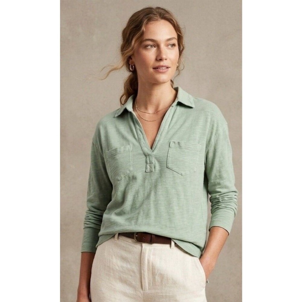 Vineyard Vines Women’s Green Shirt Size Medium